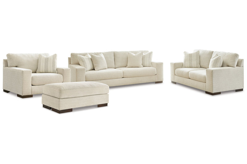 Maggie Birch Sofa, Loveseat, Chair and Ottoman -  Ashley - DMV Furniture