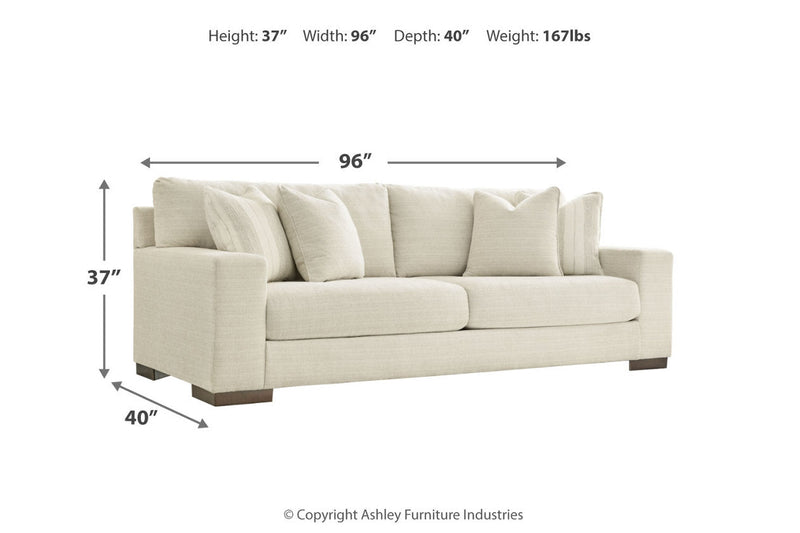 Maggie Birch Sofa and Ottoman -  Ashley - DMV Furniture