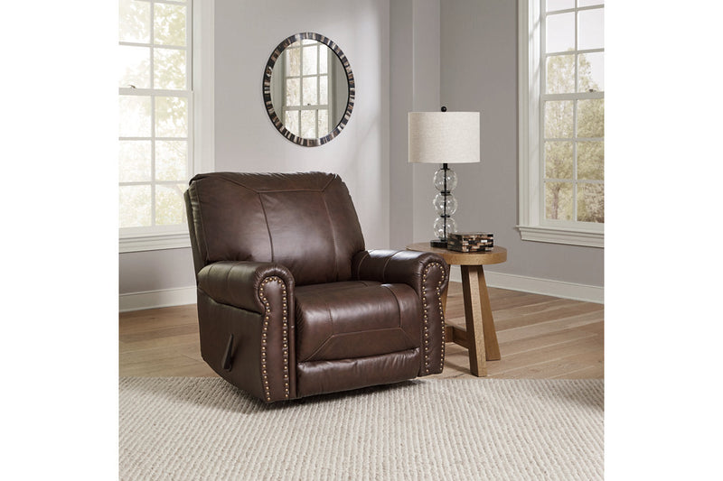 Colleton Dark Brown Sofa and Recliner -  Ashley - DMV Furniture