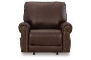Colleton Dark Brown Sofa and Recliner -  Ashley - DMV Furniture