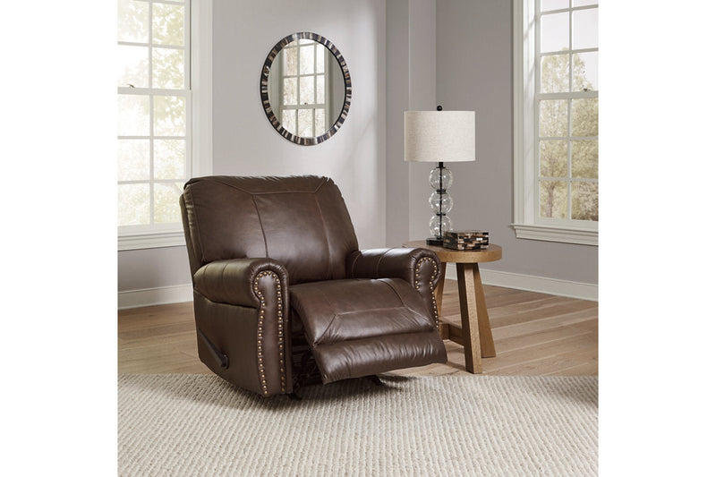 Colleton Dark Brown Sofa and Recliner -  Ashley - DMV Furniture