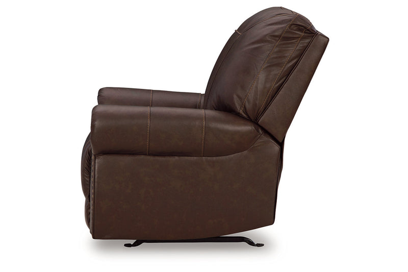 Colleton Dark Brown Sofa and Recliner -  Ashley - DMV Furniture