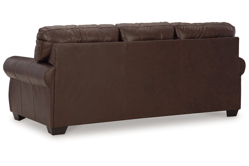 Colleton Dark Brown Sofa and Recliner -  Ashley - DMV Furniture