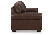 Colleton Dark Brown Sofa and Recliner -  Ashley - DMV Furniture