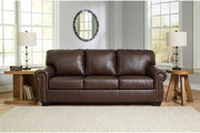 Colleton Dark Brown Sofa and Recliner -  Ashley - DMV Furniture