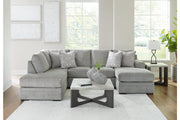 Casselbury Cement 2-Piece Sectional with Chaise -  Ashley - DMV Furniture