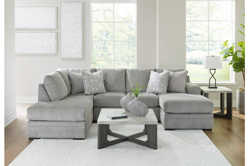 Casselbury Cement 2-Piece Sectional with Chaise -  Ashley - DMV Furniture