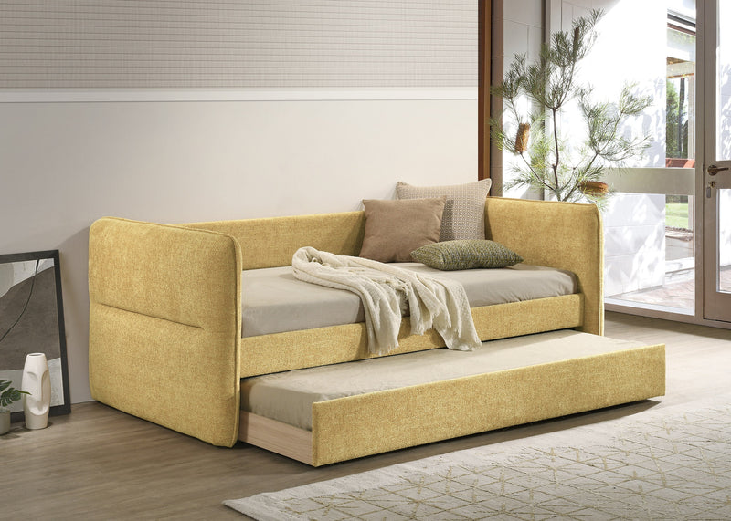 Philipa Gold Daybed with Trundle from Crown Mark - DMV Furniture