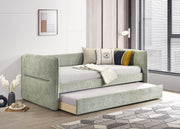 Philipa Light Green Daybed with Trundle from Crown Mark - DMV Furniture