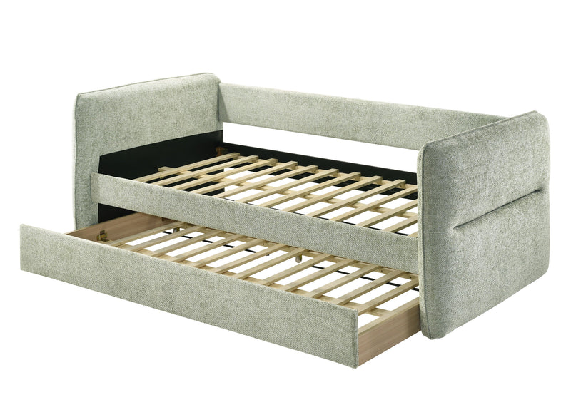 Philipa Light Green Daybed with Trundle from Crown Mark - DMV Furniture
