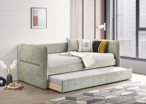 Philipa Light Green Daybed with Trundle from Crown Mark - DMV Furniture