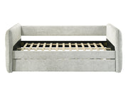 Philipa Light Gray Daybed with Trundle from Crown Mark - DMV Furniture