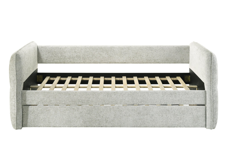 Philipa Light Gray Daybed with Trundle from Crown Mark - DMV Furniture