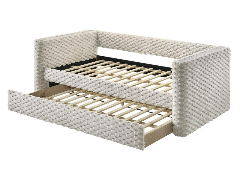 Brielle Dove Daybed with Trundle from Crown Mark - DMV Furniture