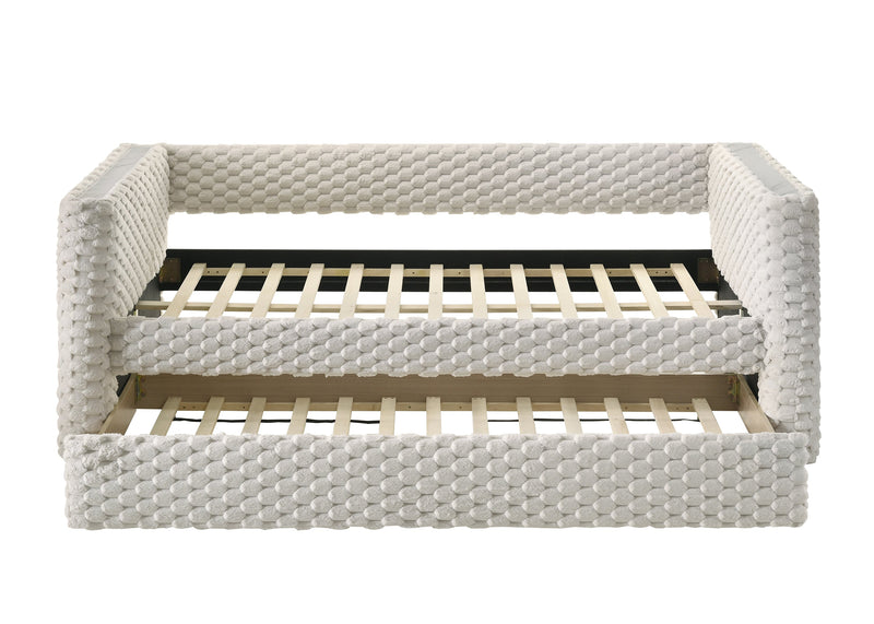 Brielle Dove Daybed with Trundle from Crown Mark - DMV Furniture