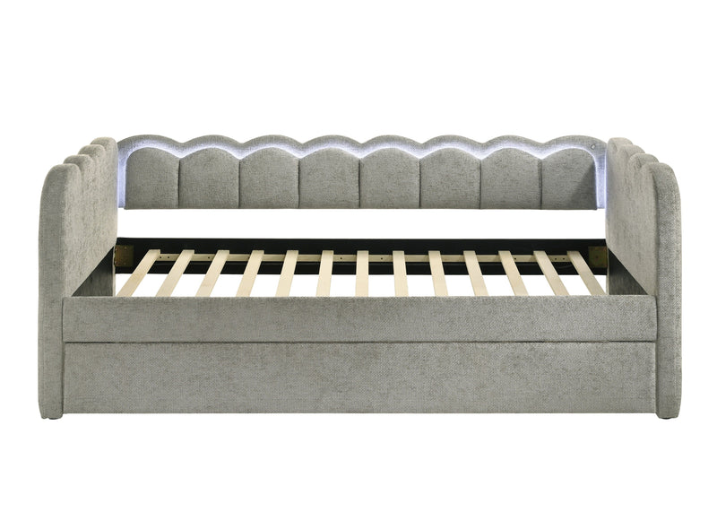 Melody Light Gray Daybed from Crown Mark - DMV Furniture