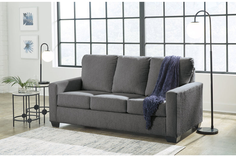 Rannis Pewter Full Sofa Sleeper and Recliner -  Ashley - DMV Furniture