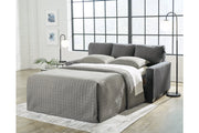 Rannis Pewter Full Sofa Sleeper and Recliner -  Ashley - DMV Furniture