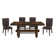 5415RF-78*6 6pc set (TABLE + 4 SIDE CHAIRS + 1 BENCH) - 5415RF-78*6