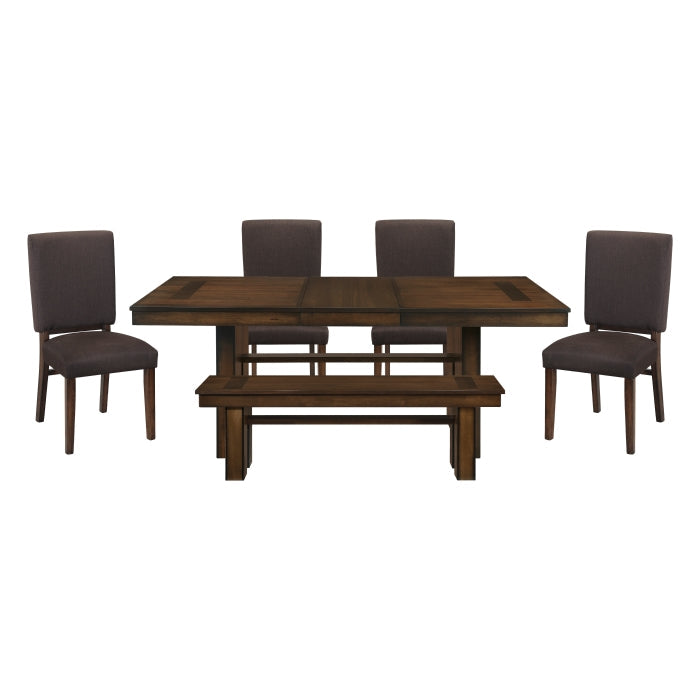 5415RF-78*6 6pc set (TABLE + 4 SIDE CHAIRS + 1 BENCH) - 5415RF-78*6