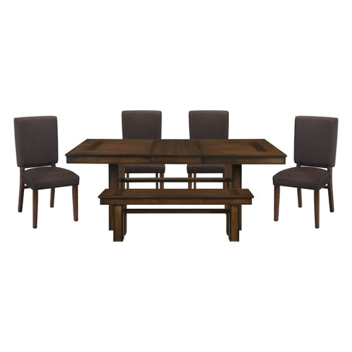 5415RF-78*6 6pc set (TABLE + 4 SIDE CHAIRS + 1 BENCH) - 5415RF-78*6