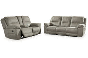 Next-Gen Gaucho Putty Reclining Sofa and Loveseat -  Ashley - DMV Furniture