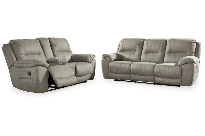 Next-Gen Gaucho Putty Reclining Sofa and Loveseat -  Ashley - DMV Furniture