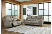 Next-Gen Gaucho Putty Reclining Sofa and Loveseat -  Ashley - DMV Furniture