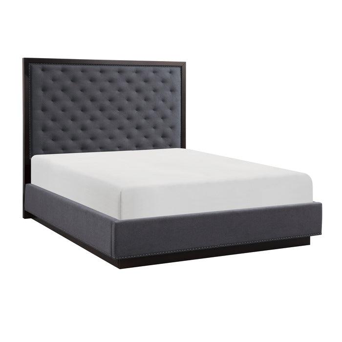 Larchmont Charcoal Eastern King Bed 5424K-1Ek | Homelegance