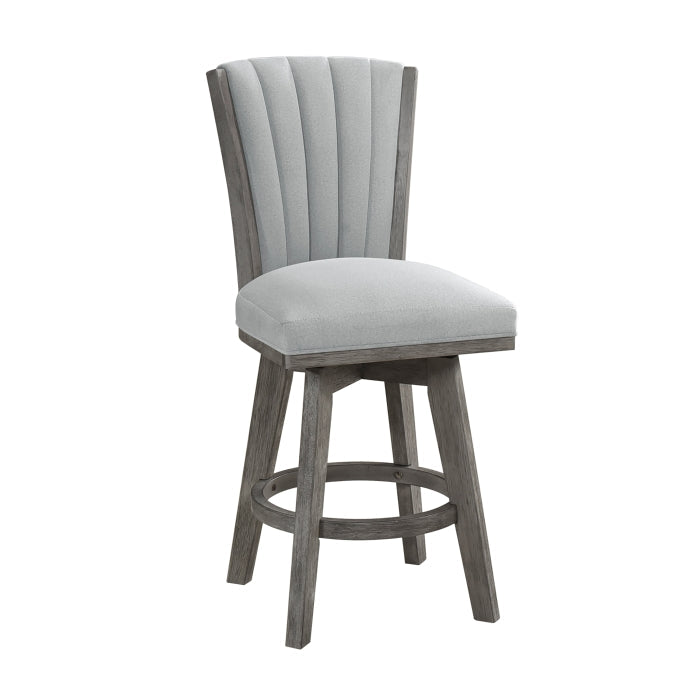 5507-24GYS Swivel Counter Height Chair, Set of 2 - 5507-24GYS