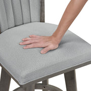 5507-24GYS Swivel Counter Height Chair, Set of 2 - 5507-24GYS