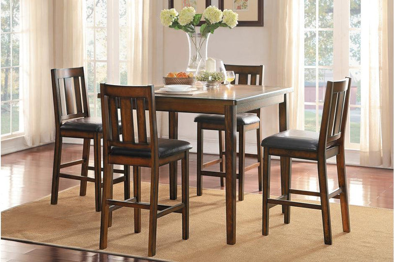 Delmar 5 Piece Counter Height Set 5511-36 | Homelegance