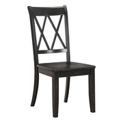 5516BKS Side Chair, Black, Set of 2 - 5516BKS