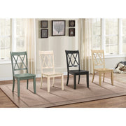 5516BKS Side Chair, Black, Set of 2 - 5516BKS