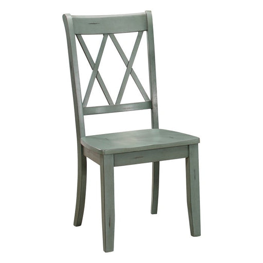 5516TLS Side Chair, Teal, Set of 2 - 5516TLS