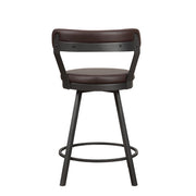 5566-24BR3A Swivel Counter Height Chair, Set of 2 - 5566-24BR3A