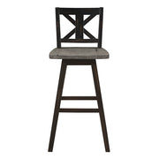 5602-29BK Swivel Pub Height Chair, Set of 2 - 5602-29BK