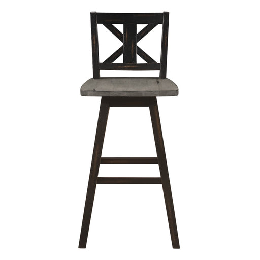 5602-29BK Swivel Pub Height Chair, Set of 2 - 5602-29BK