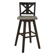 5602-29BK Swivel Pub Height Chair, Set of 2 - 5602-29BK