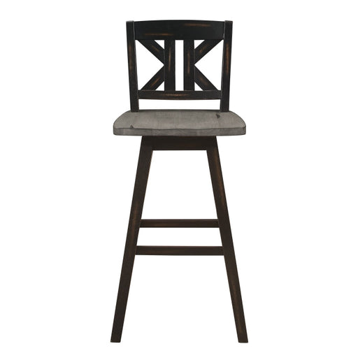 5602-29BKS1 Swivel Pub Height Chair, Set of 2 - 5602-29BKS1