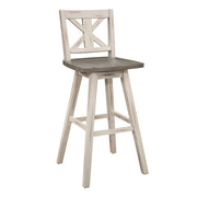 5602-29WT Swivel Pub Height Chair, Set of 2 - 5602-29WT