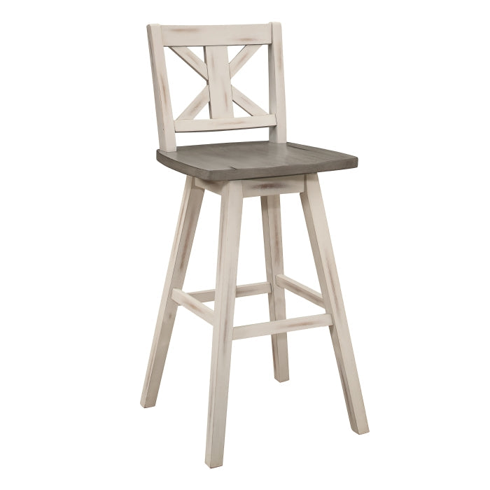 5602-29WT Swivel Pub Height Chair, Set of 2 - 5602-29WT