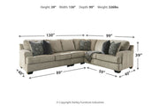 Bovarian Stone 3-Piece Sectional -  Ashley - DMV Furniture