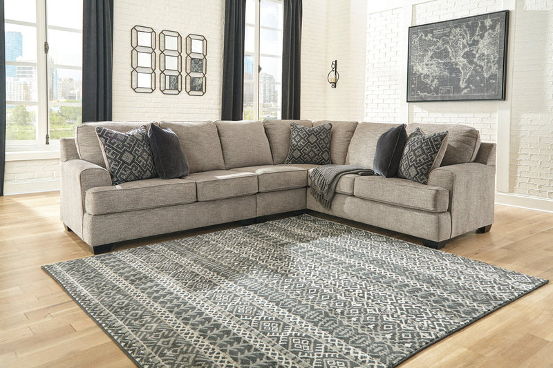 Bovarian Stone 3-Piece Sectional -  Ashley - DMV Furniture