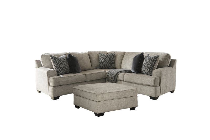 Bovarian Stone 2-Piece Sectional with Ottoman -  Ashley - DMV Furniture