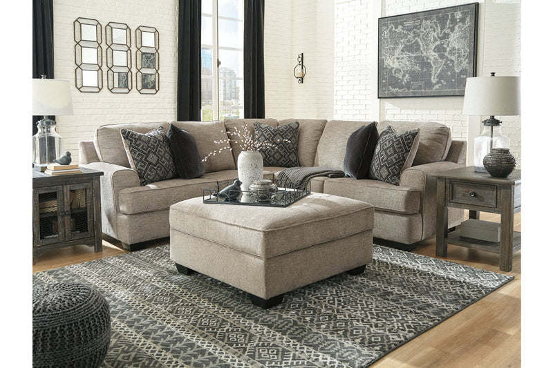 Bovarian Stone 2-Piece Sectional with Ottoman -  Ashley - DMV Furniture