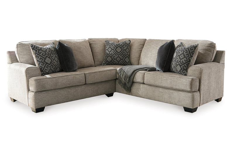 Bovarian Stone 2-Piece Sectional with Ottoman -  Ashley - DMV Furniture
