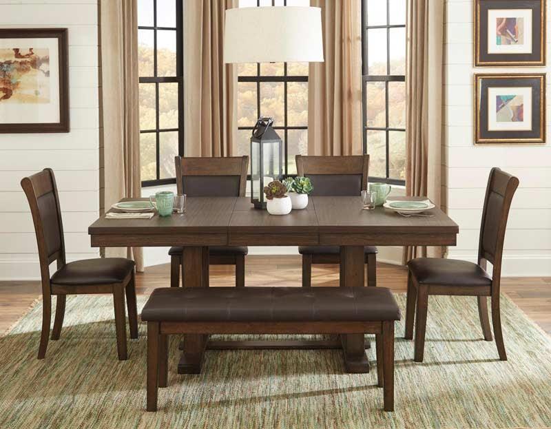 Wieland 6 Piece Dining Table Set 5614-72-6Set | Homelegance