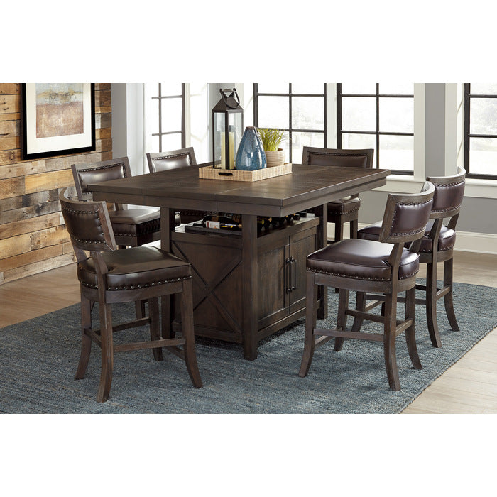 5655-36* (2)Counter Height Table with Storage Base - 5655-36*