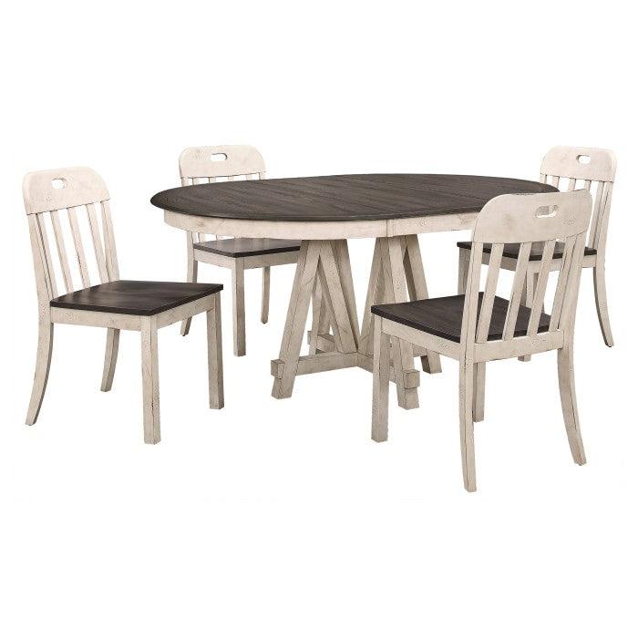 Clover 5 Piece Dining Table Set 5656-66-5Set | Homelegance